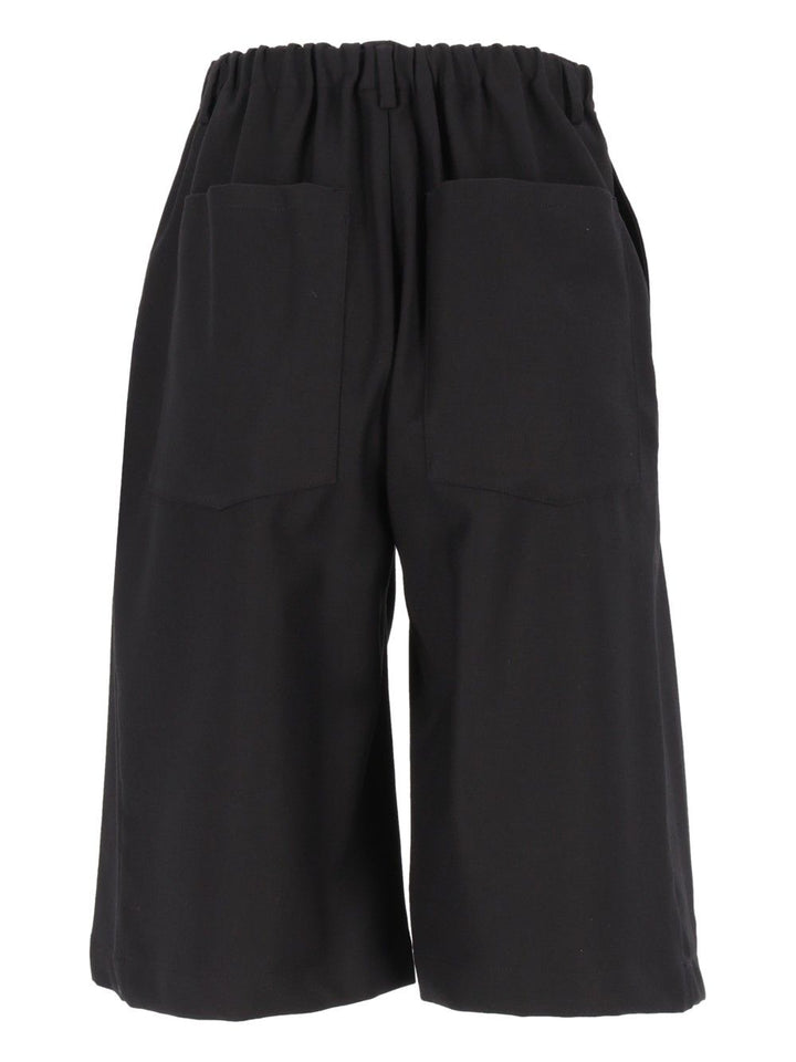 Barena Venezia Amado Shorts Trousers - Black | 72d63eef8ca5e90bb9a40b55a2610afcd37678ad