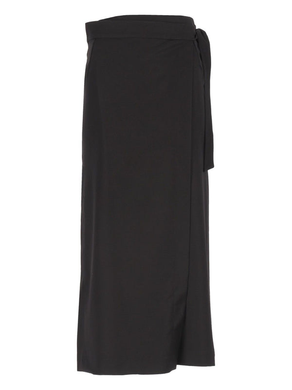 Gonna Fulvia Flan 99 Lana 1 Elastan Skirts Black