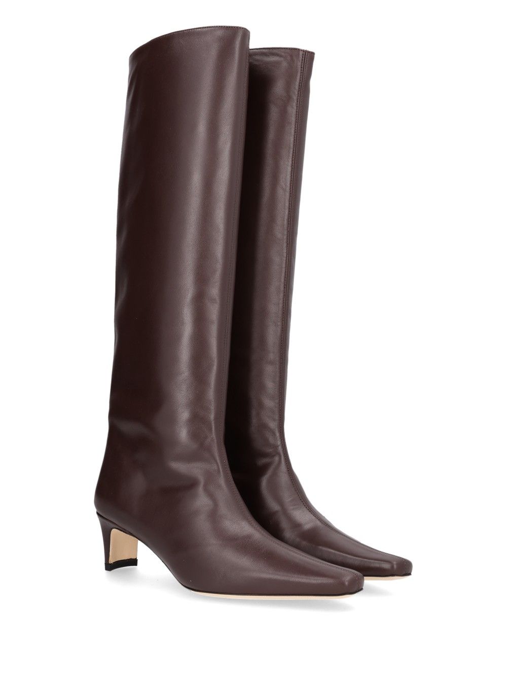 Staud Wally Boot Leather Boots - Brown | 30615ffd22ee085300af7486c312a7c399e89820