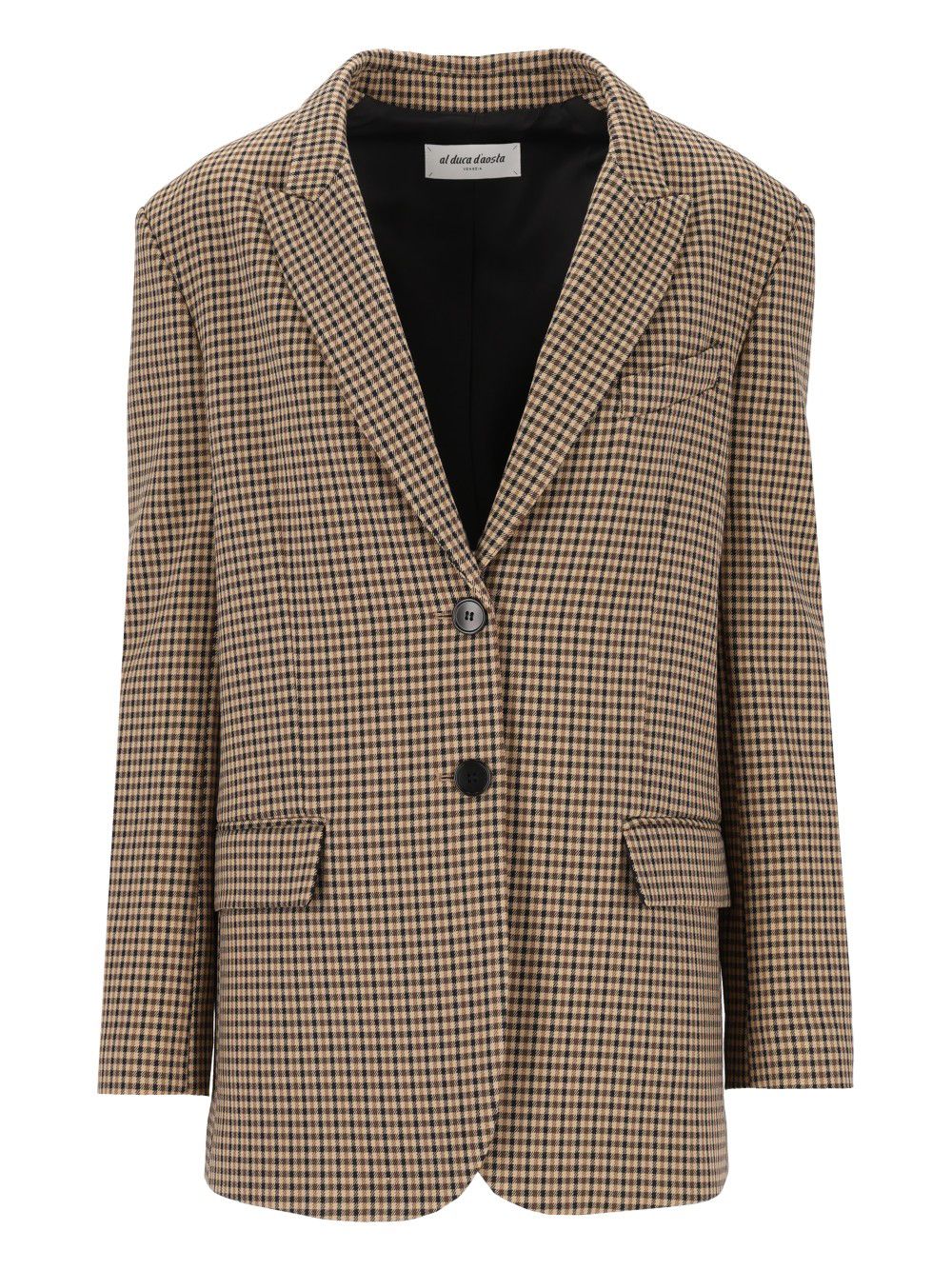 Al Duca D'Aosta Oversized Single-Breasted Blazer Jackets - Beige | 9bc13caf8dd1b9616b16517e6c9208529c989050