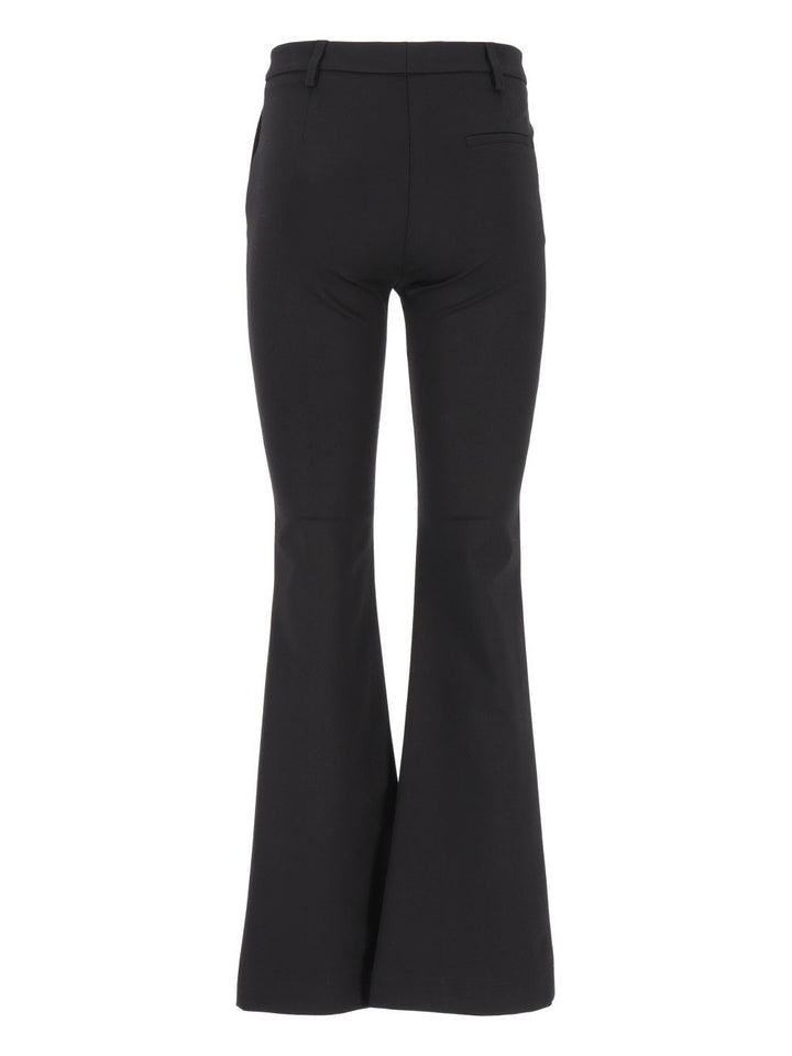 Al Duca D'Aosta Kick Flare Trousers - Black | 199bef3b6c2d89fdef305ad2b771386a2bb746f6