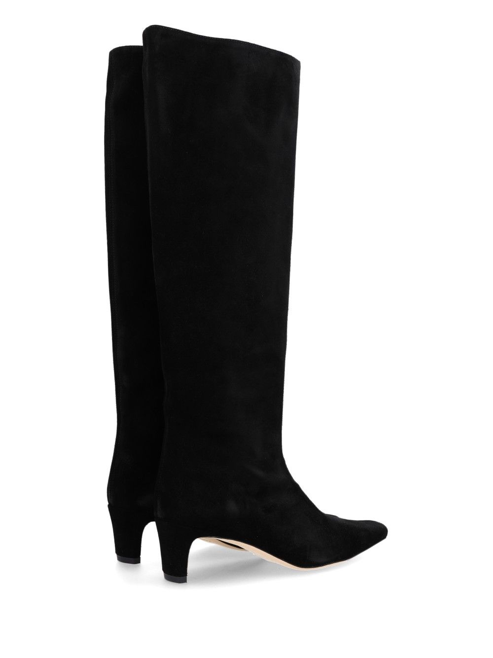 Staud Wally Boot Suede Boots - Black | 6c51dbd8548dabd76d813364fadc1cde0bc2606b