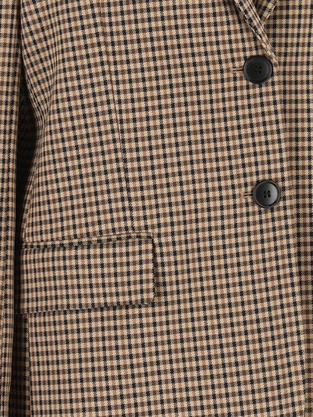Al Duca D'Aosta Giacca Over Micro Check Jackets - Beige | 533cd431b53853b3fab7b476c6abc07afa8efd85