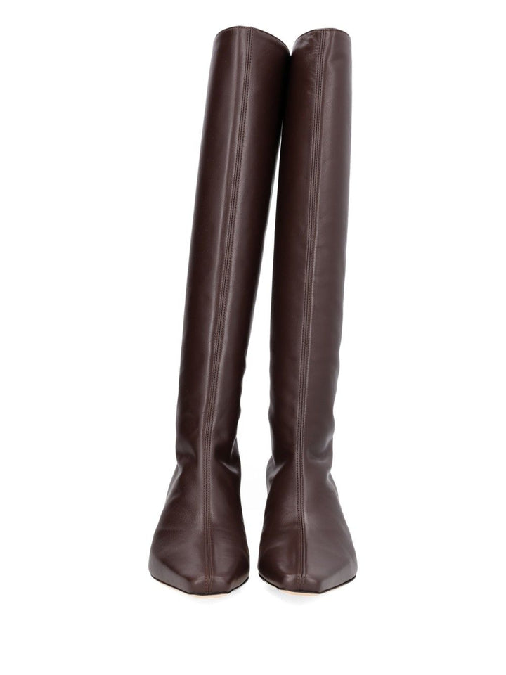 Staud Wally Boot Leather Boots - Brown | 7cc027989f5d75821340bc43023301b5c121682e