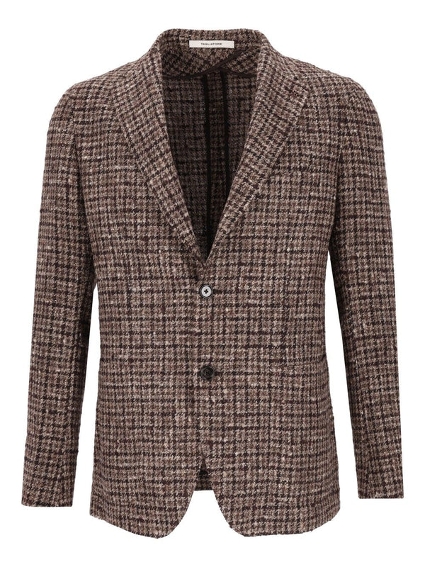 Montecarlo Alpaca Blend Blazer Jackets Brown