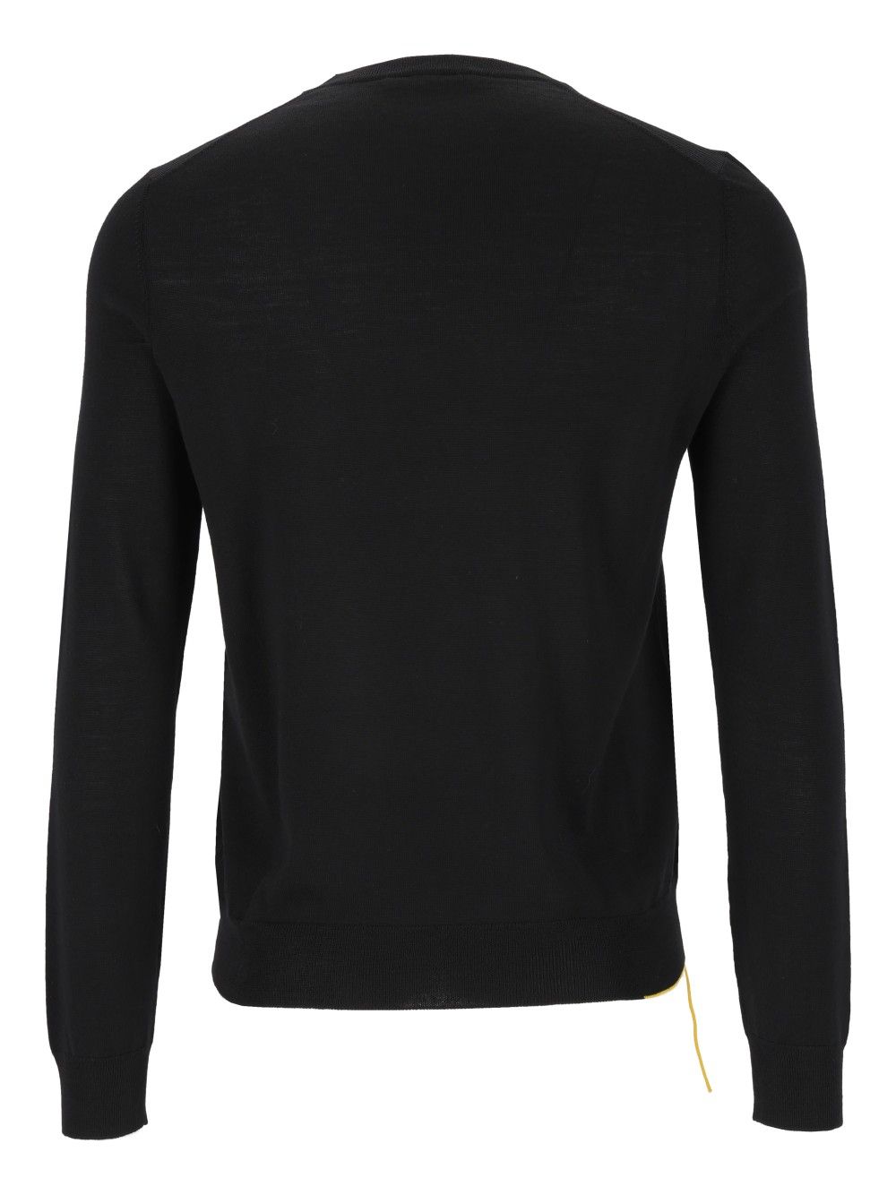 Fendi Pullover Basic Fine Merino Knitwear - Black | b09403a8657514b187cedba9dadcceab2c077056