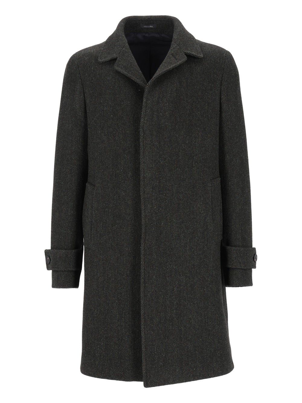 Al Duca D'Aosta Cappotto Abbot.Coperta Resca 100  Lana Coats - Green | 578a7dbc72e2e3e8dbf321eca54ed41b1bfd4544