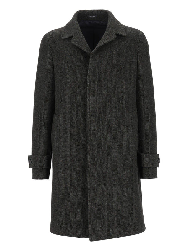 Cappotto Abbot.Coperta Resca 100 Lana Coats Green