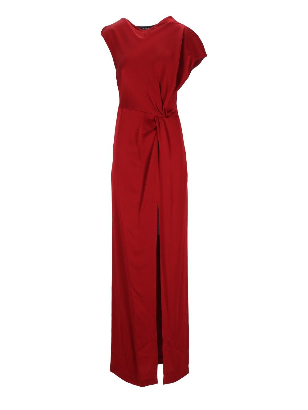 Federica Tosi Abito Lungo Con Spacco Raso Unito Dresses - Red | a984c6ff227bb3184cd6cf0950da30b4e90d1c1a