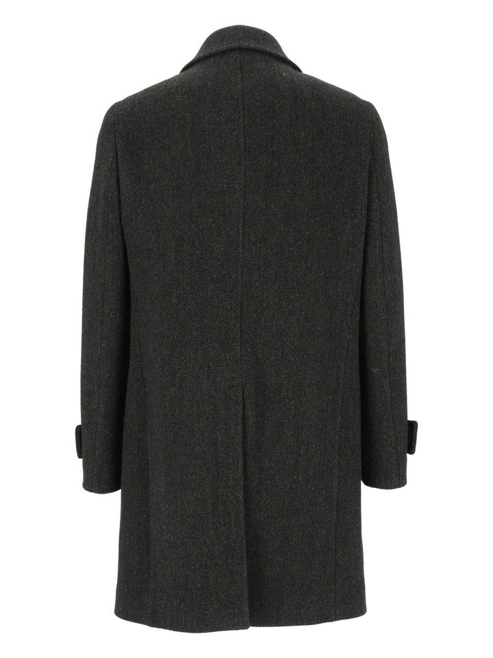Al Duca D'Aosta Cappotto Abbot.Coperta Resca 100  Lana Coats - Green | 0eb16e3ba91268e6833dcc8eec1852439c25c395