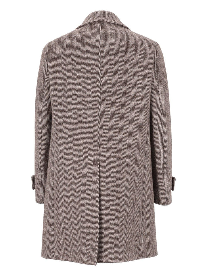 Al Duca D'Aosta Tailored Coat Coats - Brown | 4186883c6b320ab07beb4a4bc4882dadad2116c0