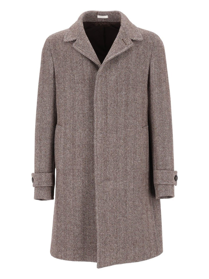 Al Duca D'Aosta Tailored Coat Coats - Brown | 50c112232a82b5385af31f0b8cc4ee85504feca3