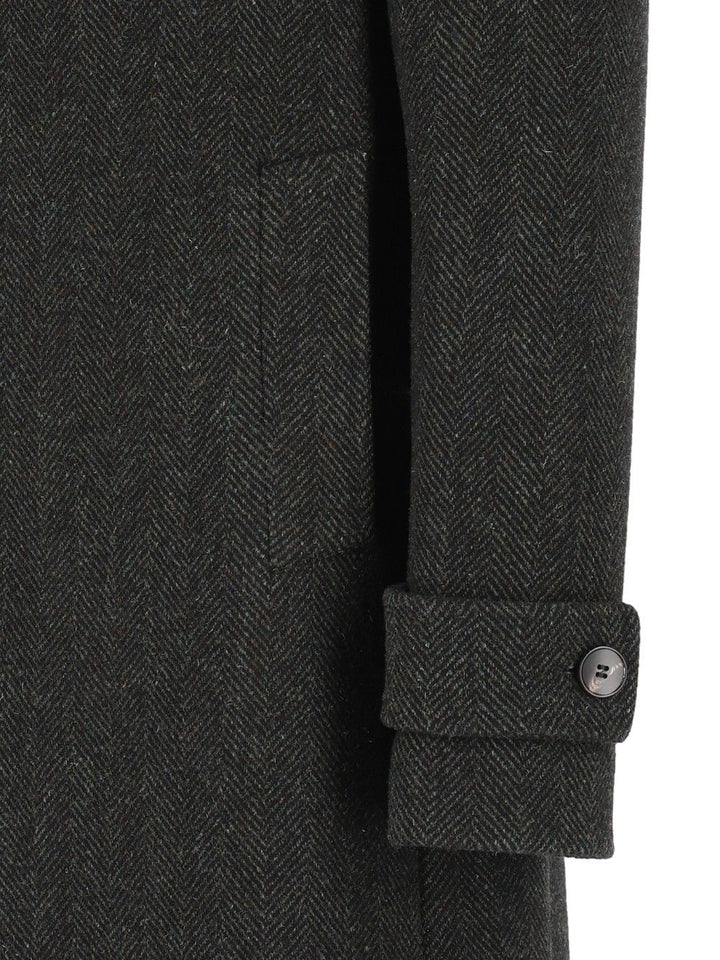 Al Duca D'Aosta Tailored Coat Coats - Green | c7d09423f5cd2b970846c8a285064adf15bf91ff
