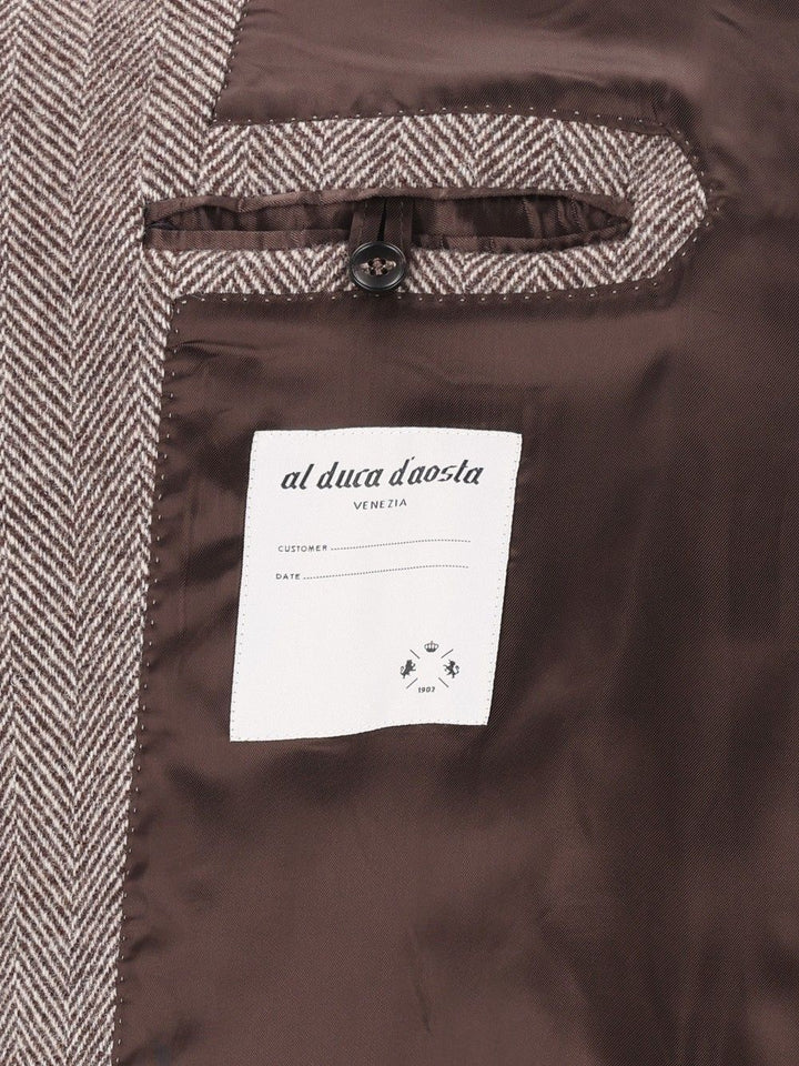 Al Duca D'Aosta Tailored Coat Coats - Brown | 48e85de39ac1c16944c43d785c0b7378b6a25152