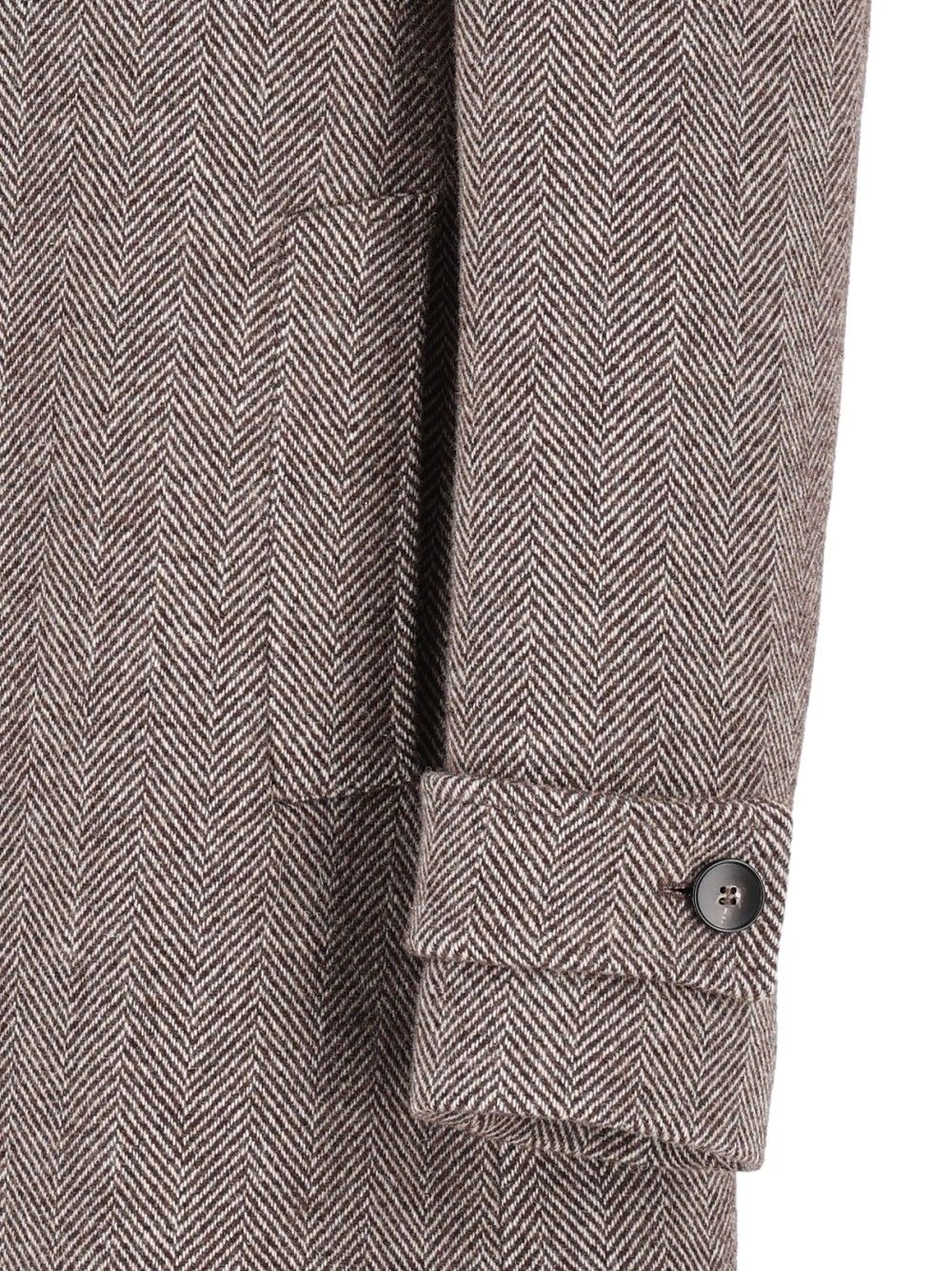 Al Duca D'Aosta Tailored Coat Coats - Brown | 5c7bc538abda06349d1663f0fdb1032efe95769f