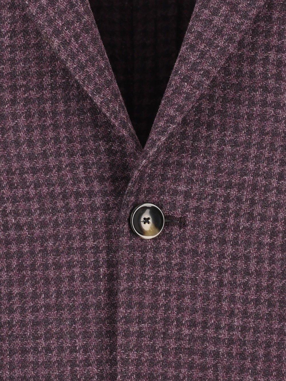 Al Duca D'Aosta Unlined Houndstooth Blazer Jackets - Bordeaux | f302a61733bfb0ecca0cd26fd7690c2a374acd58