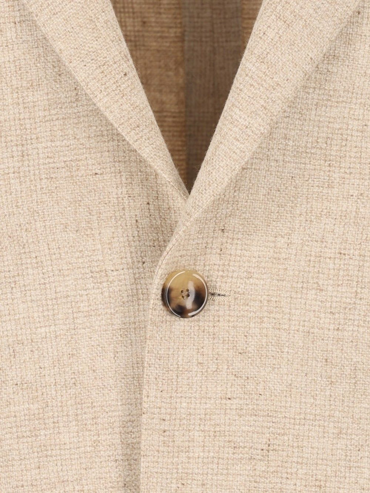 Al Duca D'Aosta Blazer Galles Fusion Sfoderata R7 100 Lana Jackets - Beige | 92fd5ebc97107f2839a1312a9ad768e061c13afc