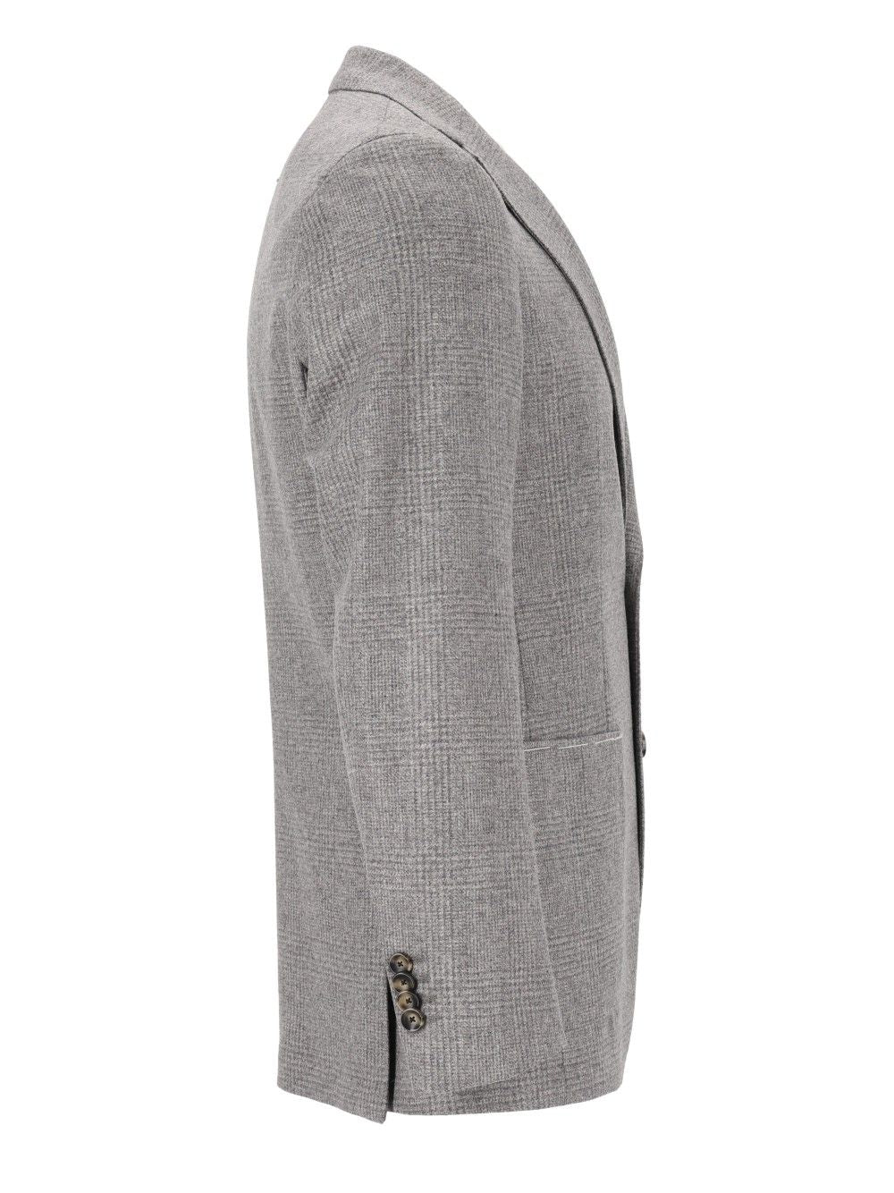 Al Duca D'Aosta Blazer Galles Fusion Sfoderata R7 100 Lana Jackets - Grey | ba00605f4167e261e569083cbb931e2de35f55ed