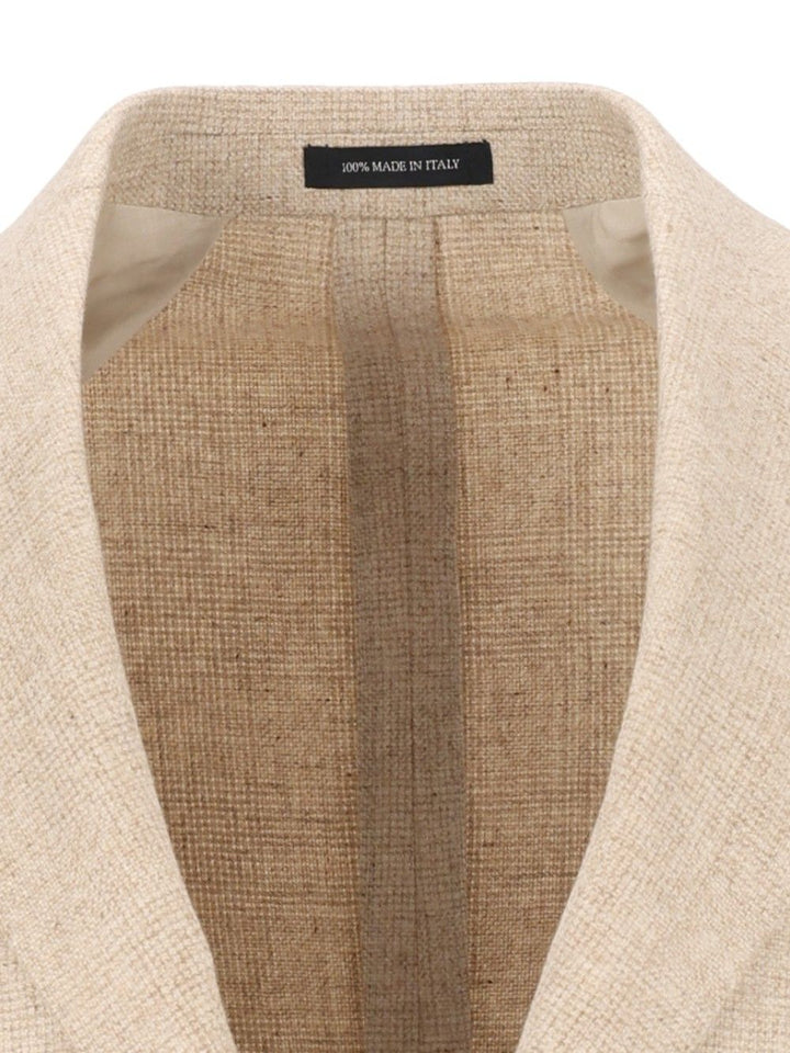 Al Duca D'Aosta Blazer Galles Fusion Sfoderata R7 100 Lana Jackets - Beige | 0e926075f827227043f228c134324fc33a2f878f