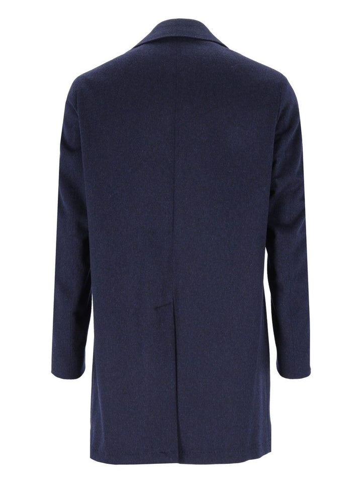 Al Duca D'Aosta Cappotto Corto Sfoderato Loro Piana 100 Cachemire Coats - Blue | 67a14edca2769bd3ce5d50b2556560d3f41c7aeb
