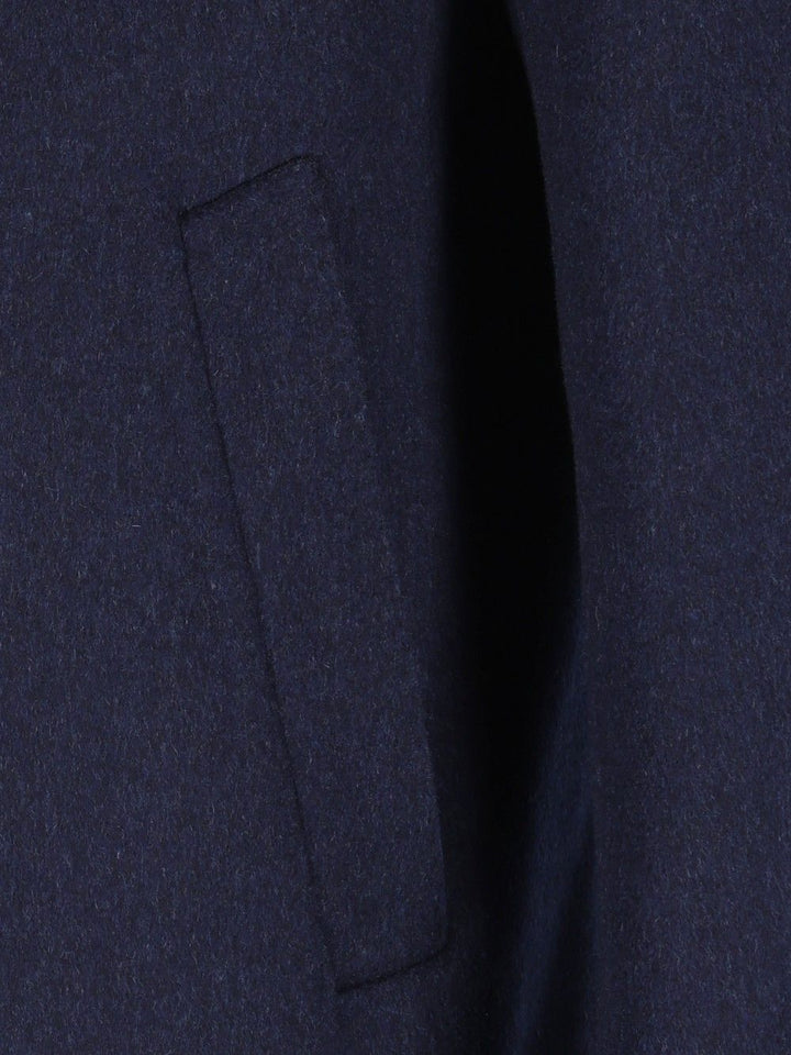 Al Duca D'Aosta Loro Piana Short Cashmere Coat Coats - Blue | de6499d7f169ce957cdc0179d26328a2194d11d9