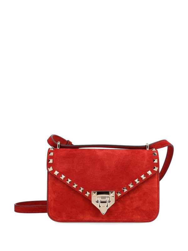 Small Rockstud Bag Crossbody Bags Red