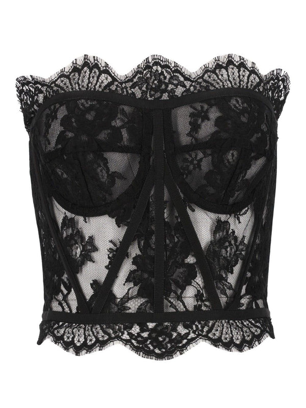 Lace Top Black