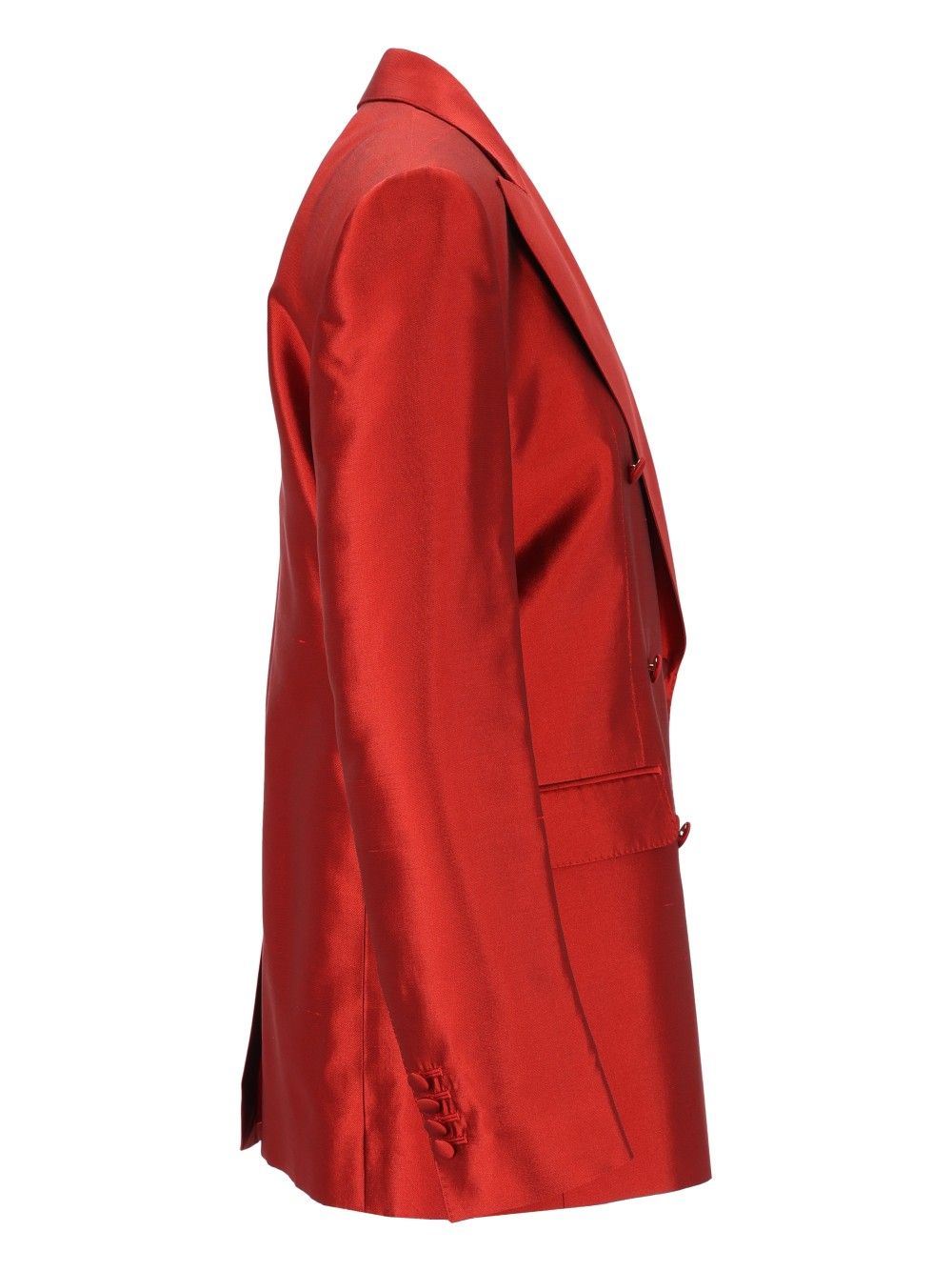 Dolce & Gabbana Double-Breasted Mikado Jacket Jackets - Red | 0e11fcd78cd5f2f5c5c23f352cb1429d6094b65c