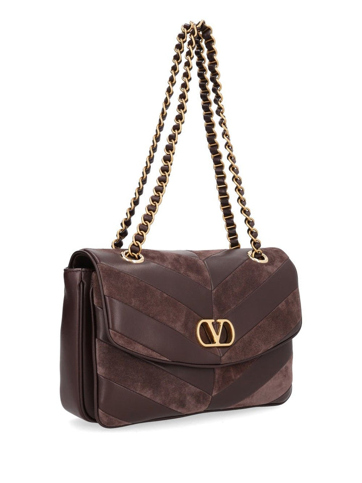 Valentino Garavani Djuna Medium Bag Shoulder Bags - Brown | 66355c0a8fe62c15476a0e346558e5a87bbfbf26