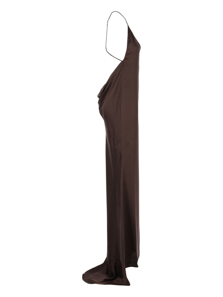 Tom Ford Long Silk Evening Dress Dresses - Brown | 2c32ebd9bb89a629cd818c05825b04f95fe1932d