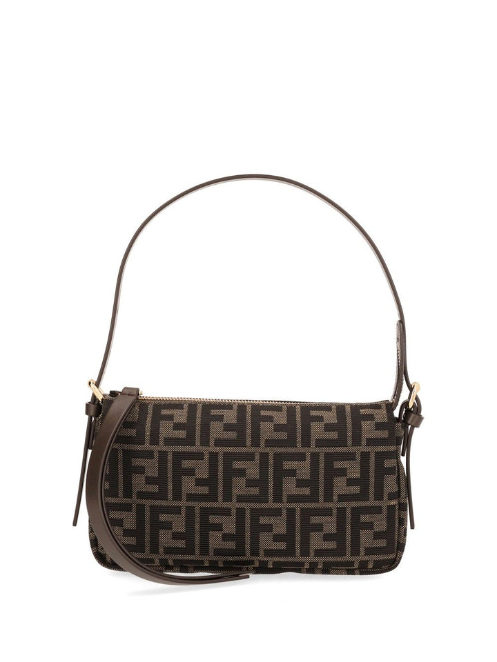 Fendi Zip Top Small Shoulder Bags - Brown | 55fd50ea4e43bfa97c90a6db1836565532551be2