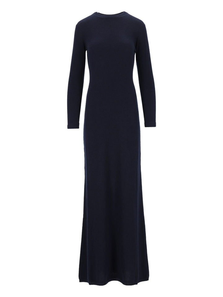 Tom Ford Featherweight Cashmere Silk And Mid Gauge Cotton Cashmere Multigauge Long Crewneck Dress Dresses - Blue | d97ff5163f88afc3e8d5ba78d34de2a0bd3e5f49
