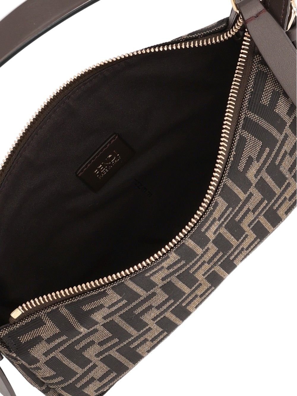 Fendi Zip Top Small Shoulder Bags - Brown | 068b1ce5a78923a49f03f60622989c885e85417d