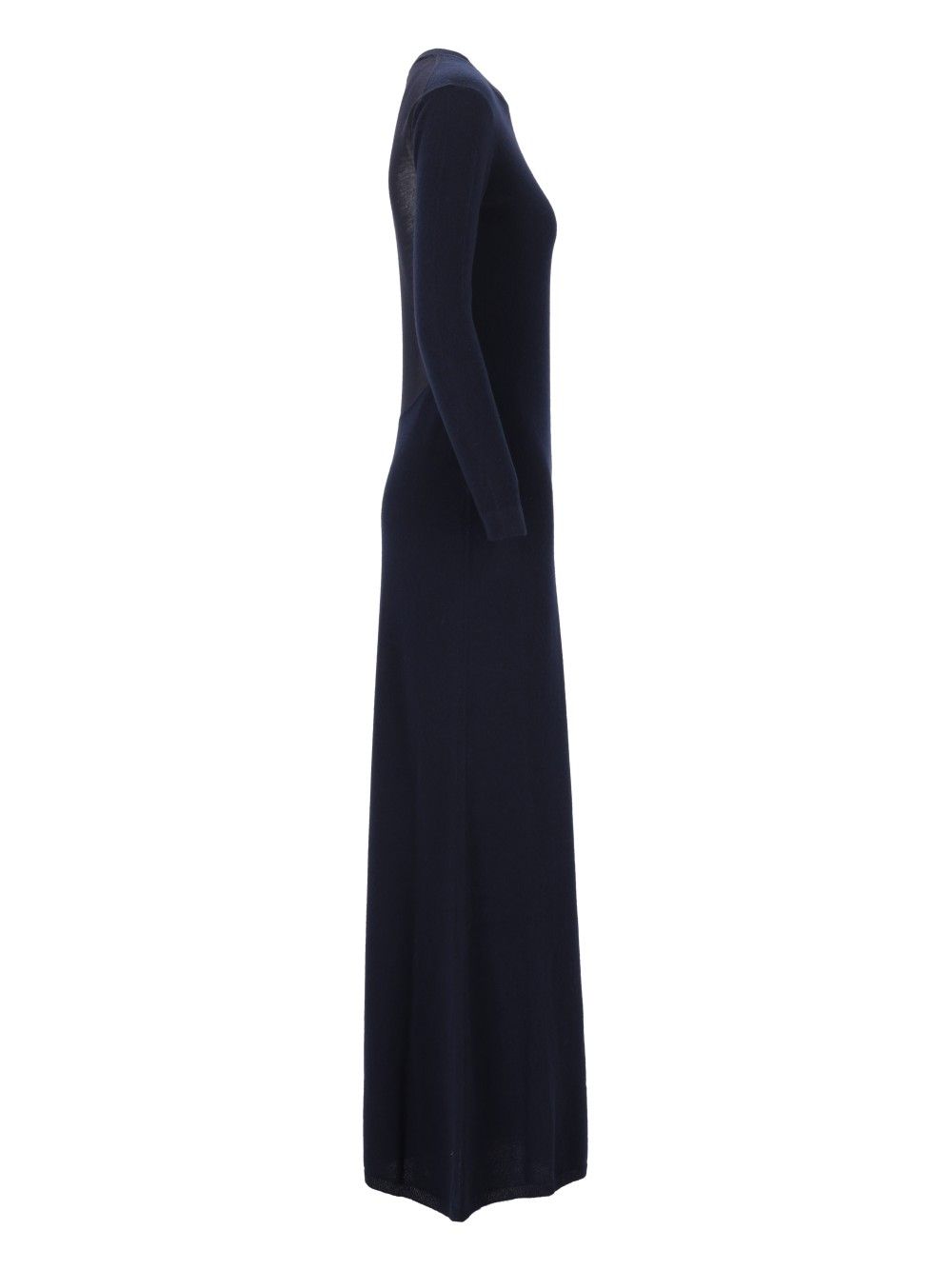 Tom Ford Featherweight Cashmere Silk And Mid Gauge Cotton Cashmere Multigauge Long Crewneck Dress Dresses - Blue | 8ca586a6146f825dafbf4893719a219cfee85376