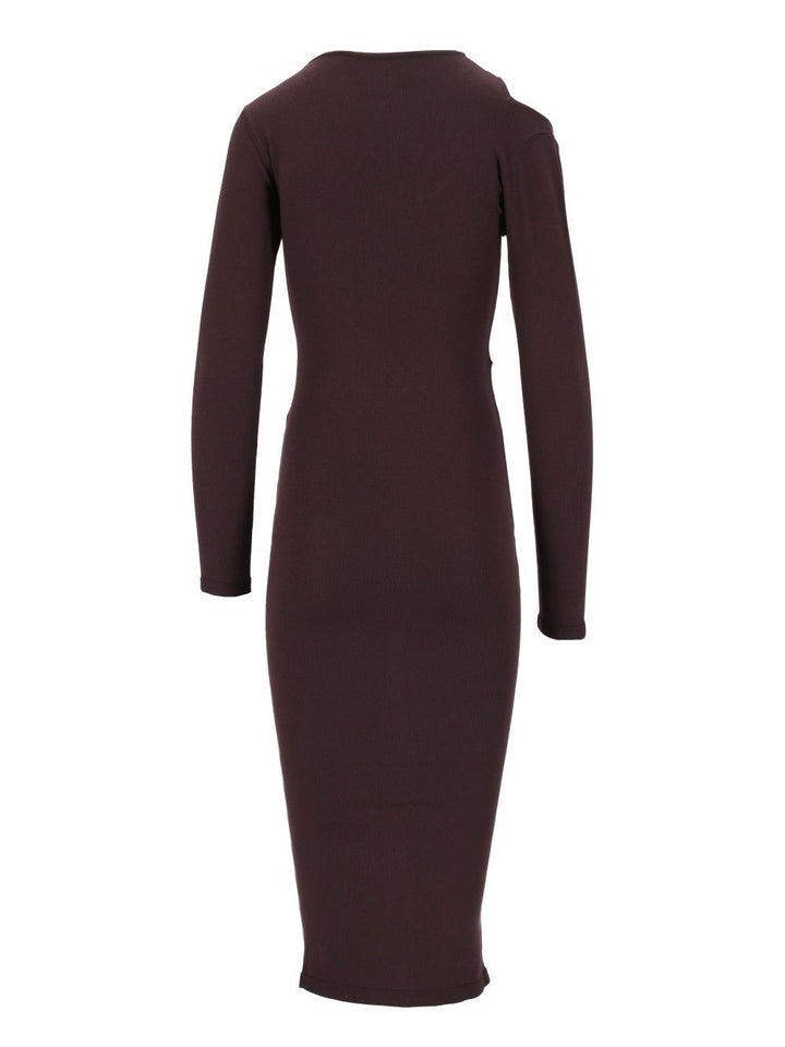 Federica Tosi Midi Dress Dresses - Brown | 431454a5c84c490769962b9973bc00cfdf10370d