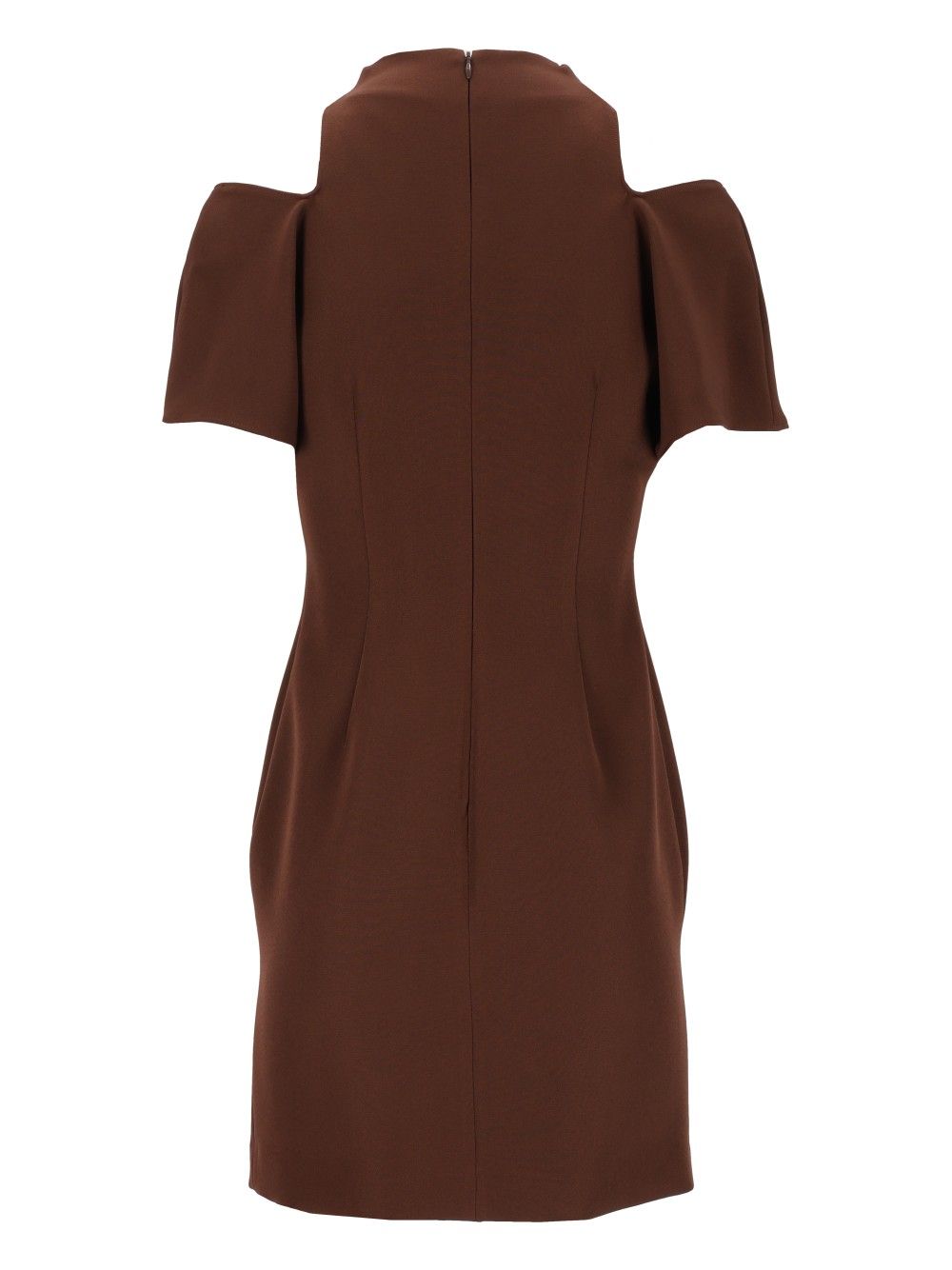 Federica Tosi Cut Off Dresses - Brown | 385f53df7edb09256c87fffd23a36f8db3e79d7b