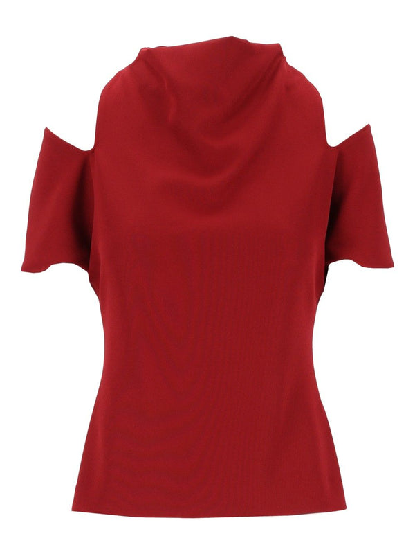 Blusa Manga Corta Cady Blusas Rojo