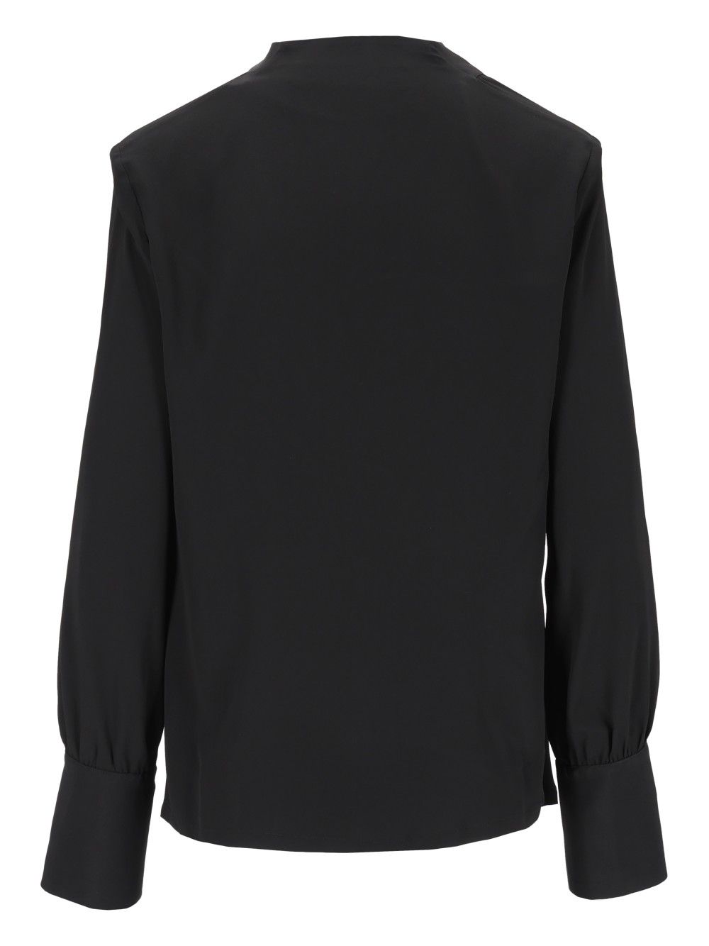 Federica Tosi Silk-Blend Blouse Tops - Black | 77a614298993e9aaa9057d0cd7bc0a8f36bd6e81