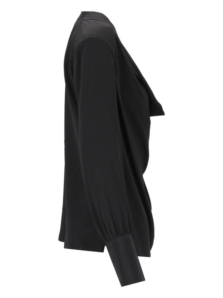 Federica Tosi Silk-Blend Blouse Tops - Black | a66622776e747533689872431a3e6fb0c669cc53