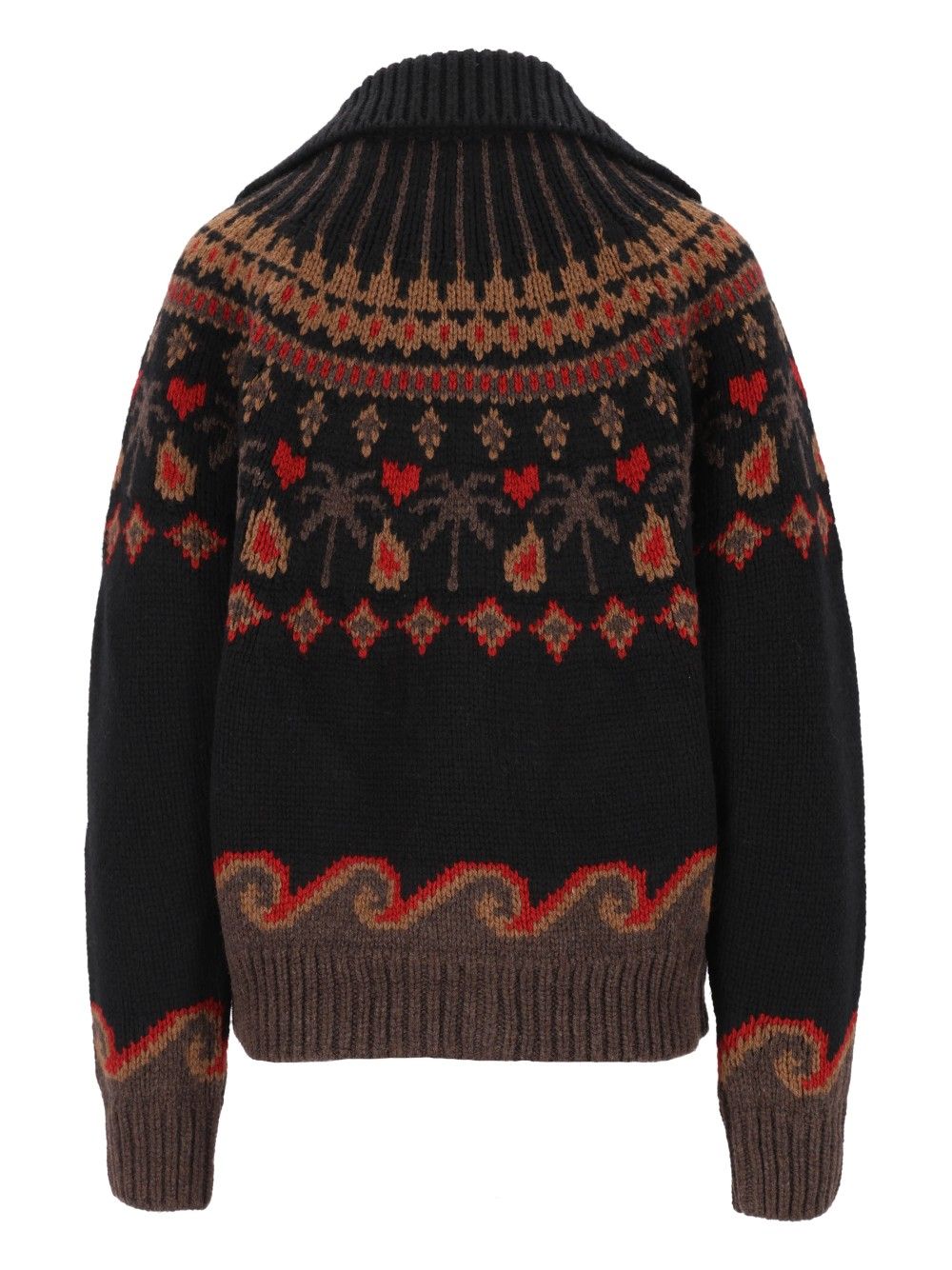 Alanui Sweet Winter Jacket Knitwear - Black | f0f4c32139cddafdd55bfe89703185874ce8fa91
