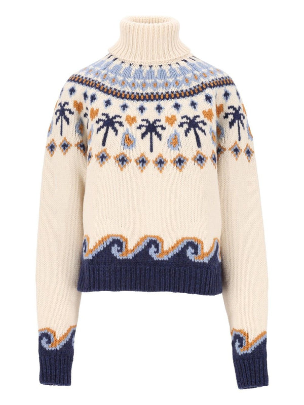 Sweet Winter Turtleneck Knitwear White