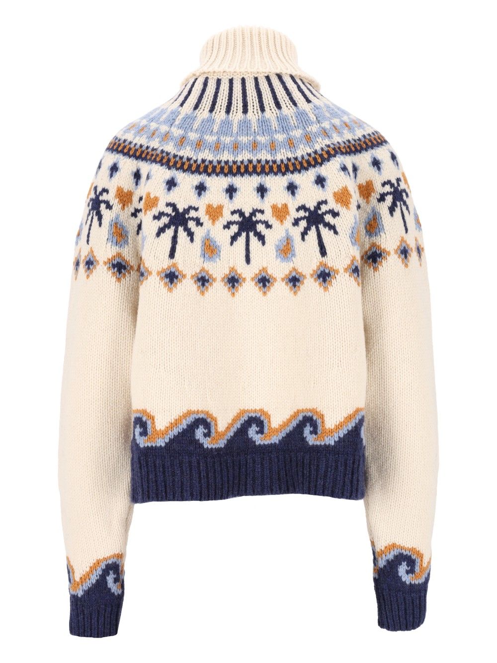 Alanui Sweet Winter Turtleneck Knitwear - White | 6fda2937a2e75aef03d17b23c0619c91551e7f29