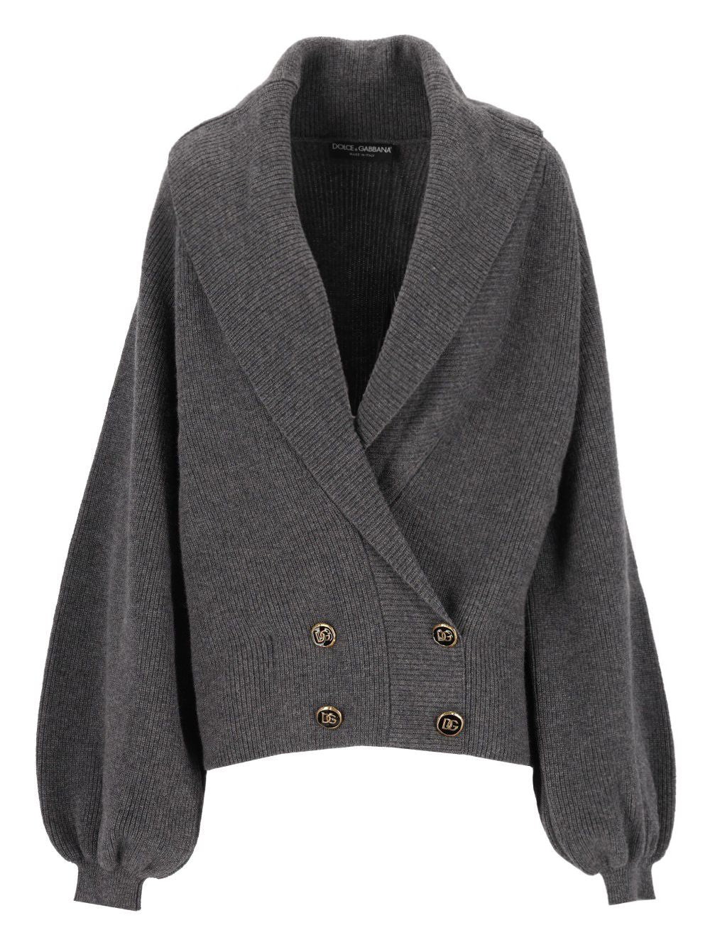 Dolce & Gabbana Buttoned Cardigan Knitwear - Grey | c2337dba50621c0539bdbc50ae41fcc0534265d2