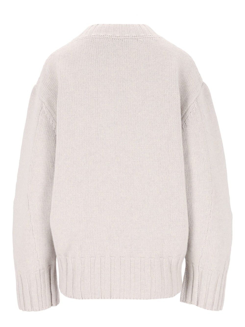 The Attico Crewneck Sweater Knitwear - Grey | f13f34d9b37f6b0e2bd6b052cfb45a18e5ae5a14