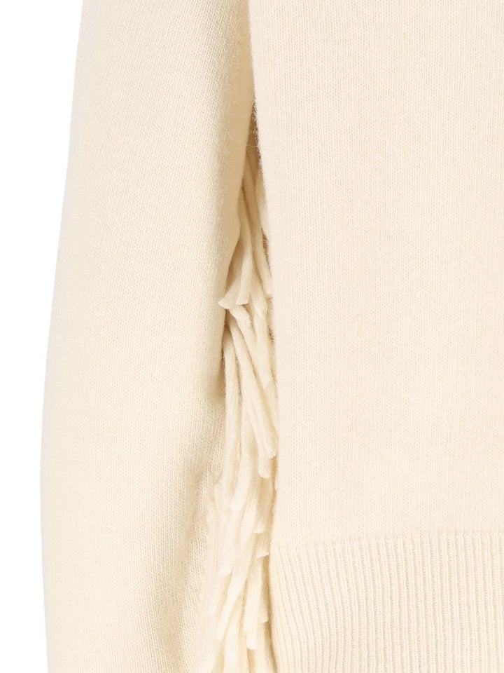 Federica Tosi Wool And Cashmere Sweater Knitwear - White | d3b3c28366e1f2196f9f6a3ef439864ff7ab9ca0