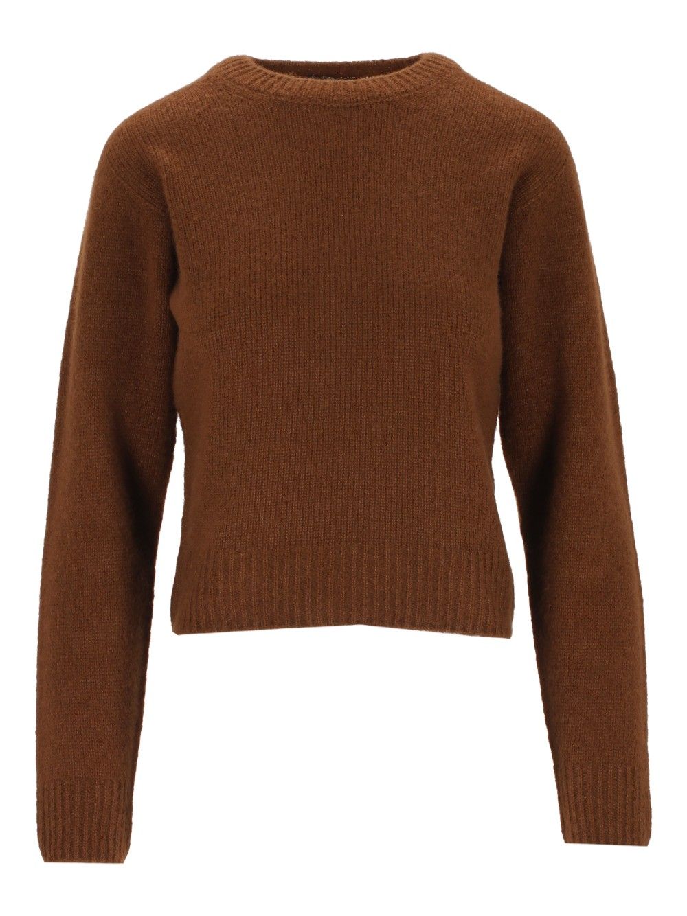 Tom Ford Seamless Ultrasoft Cashmere Silk - 5gg Classic Crewneck Knitwear - Brown | 4bedd402b5b88d929cc3e1827ec73ba5ac63727e