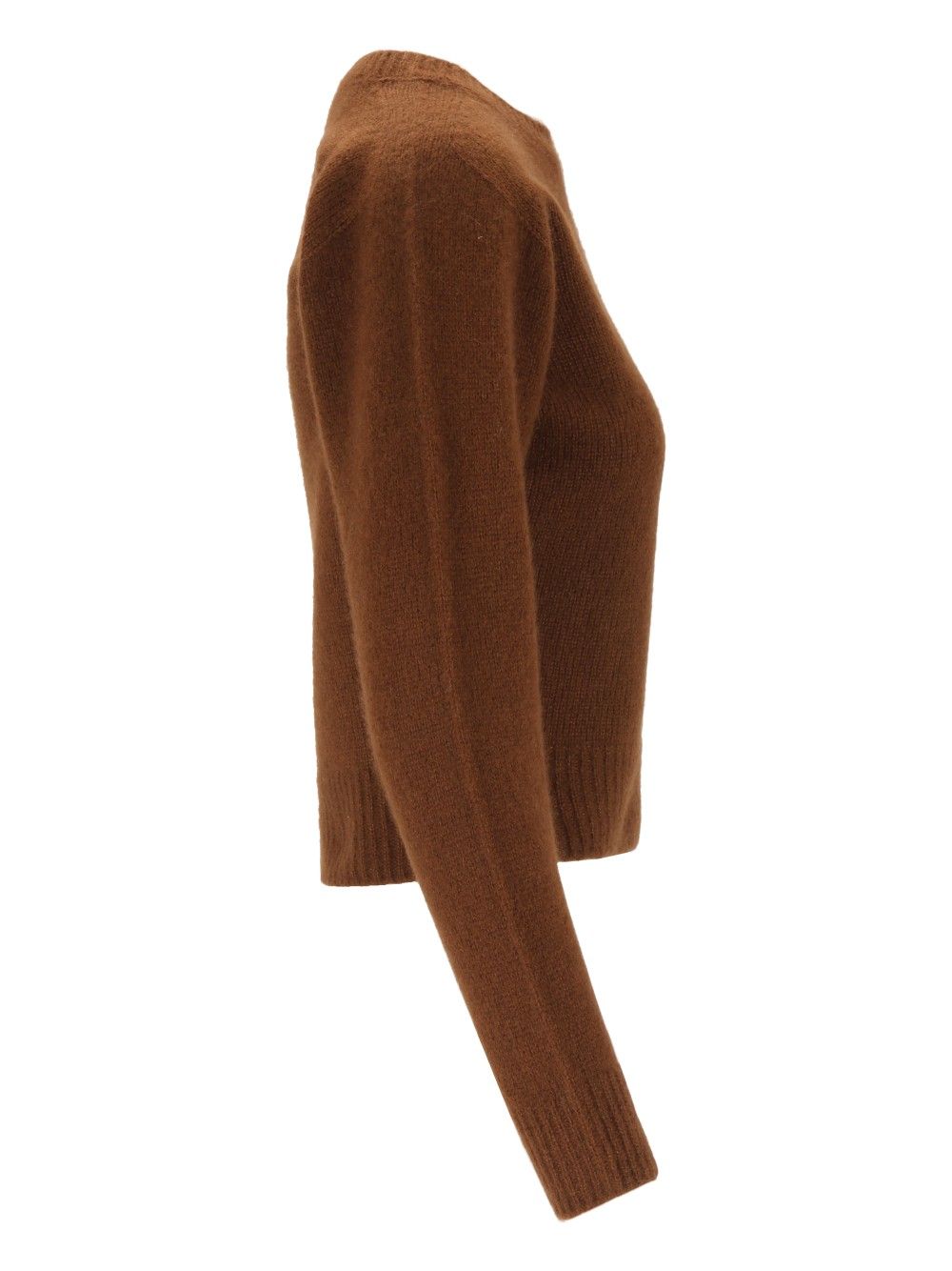 Tom Ford Seamless Ultrasoft Cashmere Silk - 5gg Classic Crewneck Knitwear - Brown | db0908037b3c0aed986e64656a3cf0a537995526