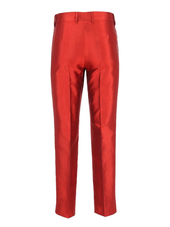 Dolce & Gabbana High Waist Trousers - Red | 5dd3ad6489f6d3722bacefb5eba39f25d85cdaa3