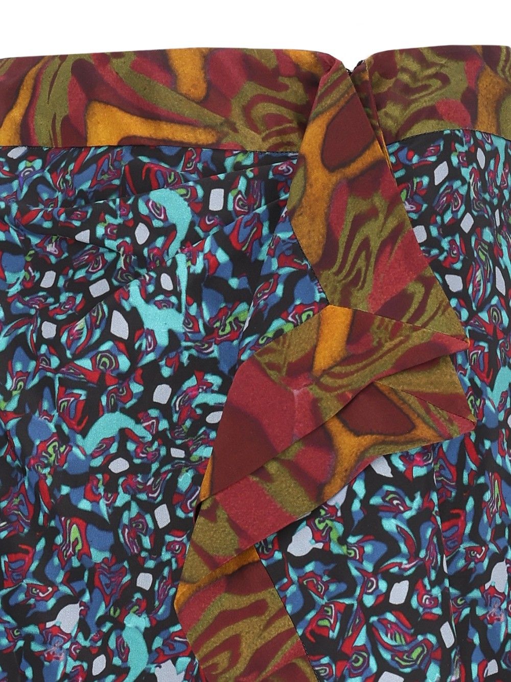 Dries Van Noten Draped Midi Viscose Skirt Skirts - Multicolor | 300489789628fcdaf90f9ec1aa2b927410640586