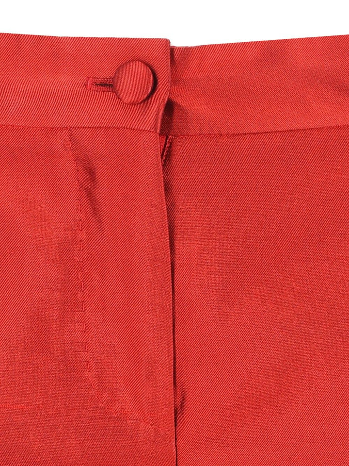 Dolce & Gabbana High Waist Trousers - Red | 487e3eb1ccada8341b2e3f188f16aded90b9f626